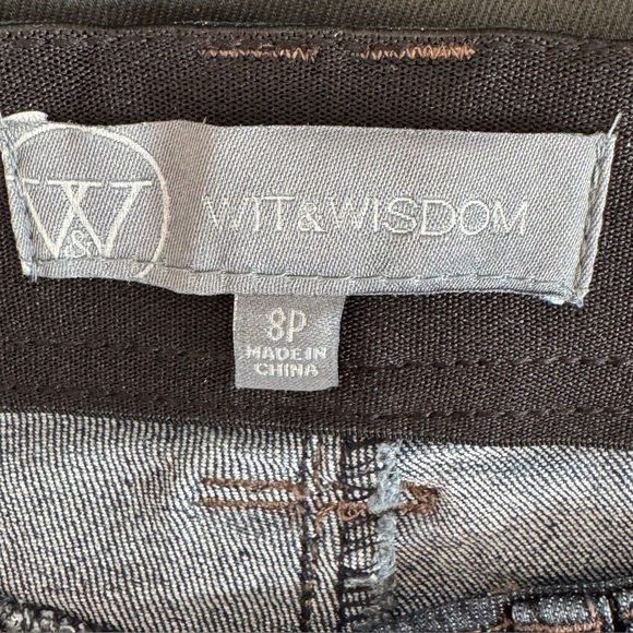 Wit & Wisdom Dark Denim Brittany ‘Ab’Solution Bootcut Jeans Size 8 Petite - Picture 2 of 10